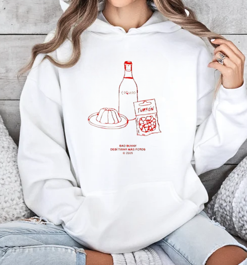 Bad Bunny Debi Tirar Mas Fotos La Receta De Pr T-Shirt Unisex Hoodie