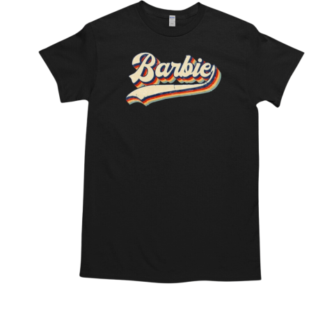 Barbie Name Personalized Vintage Retro Gift Women Mom Girl T-Shirt