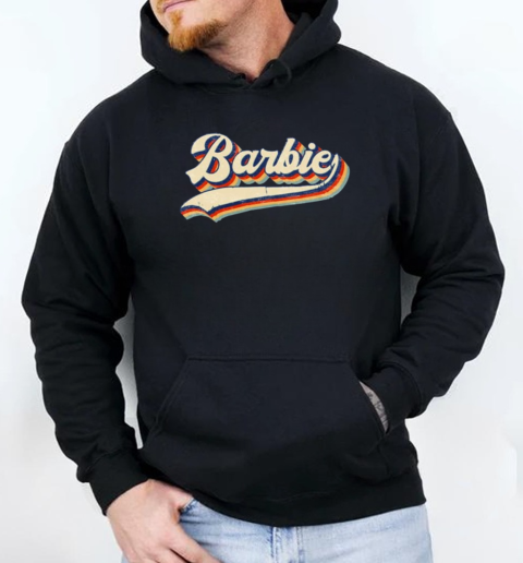 Barbie Name Personalized Vintage Retro Gift Women Mom Girl T-Shirt Unisex Hoodie