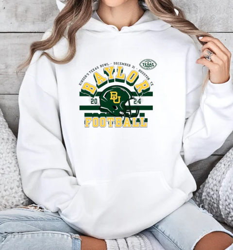 Baylor Bears football 2024 Kinder's Texas Bowl helmet  Unisex Hoodie