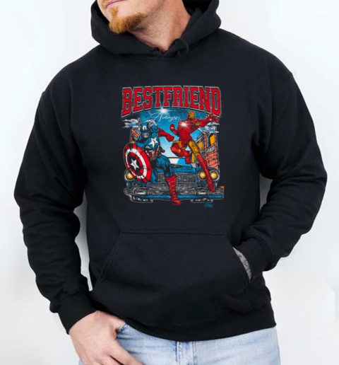 Best Friend Avengers Unique Style for Marvel Fans T-Shirt Unisex Hoodie