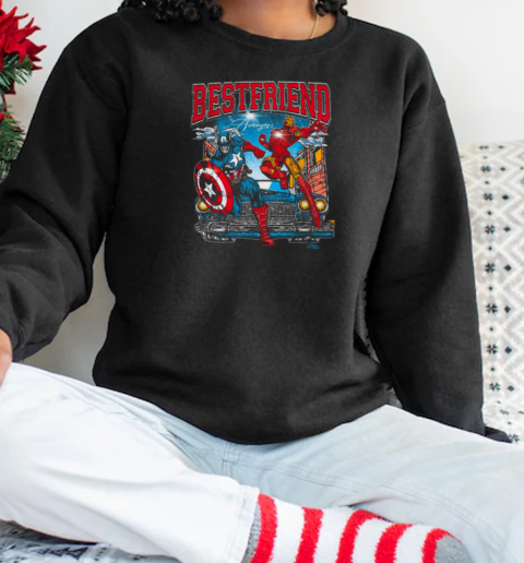 Best Friend Avengers Unique Style for Marvel Fans T-Shirt Unisex Sweatshirt