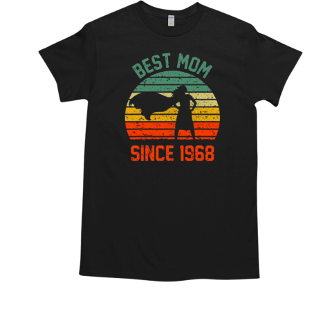 Best Mom Since 1968 Hero Super Mother Birthday Retro Vintage T-Shirt