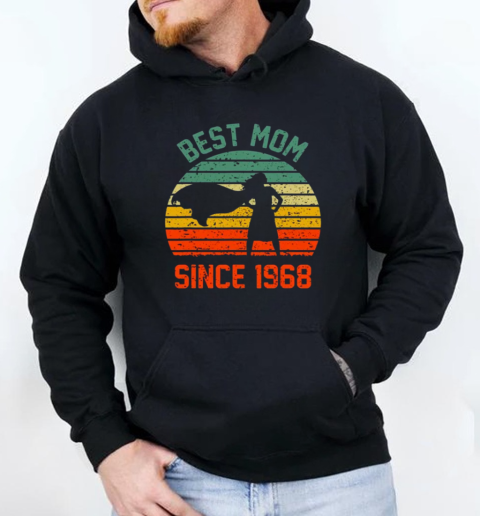 Best Mom Since 1968 Hero Super Mother Birthday Retro Vintage T-Shirt Unisex Hoodie