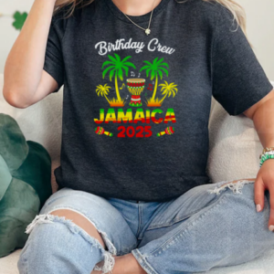 Birthday Crew Jamaica 2025 30th 50th Girl Party Family T-Shirt Classic Women's T-shirt