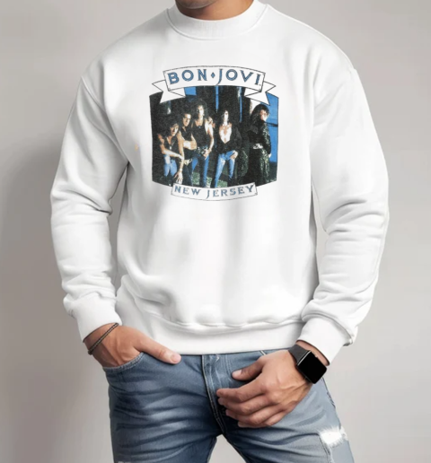 Bon Jovi The New Jersey Syndicate Tour Europe T-Shirt Unisex Sweatshirt