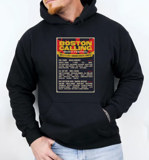 Boston Calling Music Festival May 23 25 2025 Harvard Athletic Complex T-Shirt Unisex Hoodie