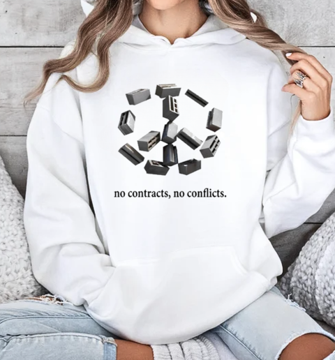 Bricks N' Papers No Contracts, No Conflicts T-Shirt Unisex Hoodie