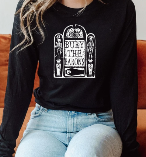 Bury The Barons Skeleton T-Shirt Long Sleeved T-shirt