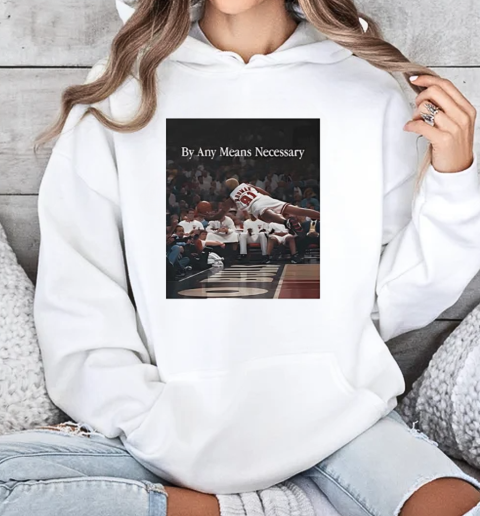 By any means necessary Dennis Rodman flying  Unisex Hoodie