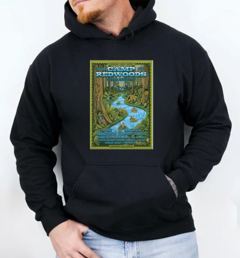 Camp Redwoods Music Campout August 15th 17th 2025 Event T-Shirt Unisex Hoodie