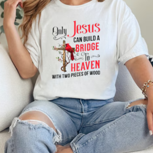 Cardinal Only Jesus Can Build A Bridge To Heaven With Two Pieces Of Wood T-Shirt Classic Women's T-shirt