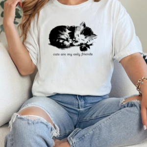 Cats Are My Only Friends T-Shirt Classic Women's T-shirt