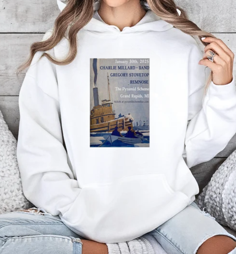 Charlie Millard Band Jan 30 2025 Grand Rapids MI T-Shirt Unisex Hoodie