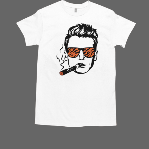 Cincinnati Bengals Joe Burrow Smoking T-Shirt