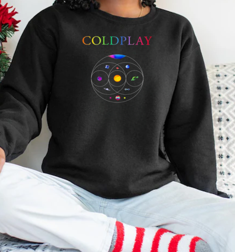 Coldplay 2025 World Tour Music Of The Spheres Live T-Shirt Unisex Sweatshirt