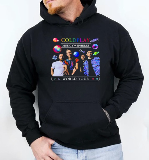 Coldplay Music Of The Spheres World Tour 2025 T-Shirt Unisex Hoodie