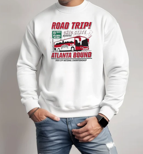 College Football Playoff 2025 Retro Brands Ohio State Road Trip T-Shirt Unisex Sweatshirt