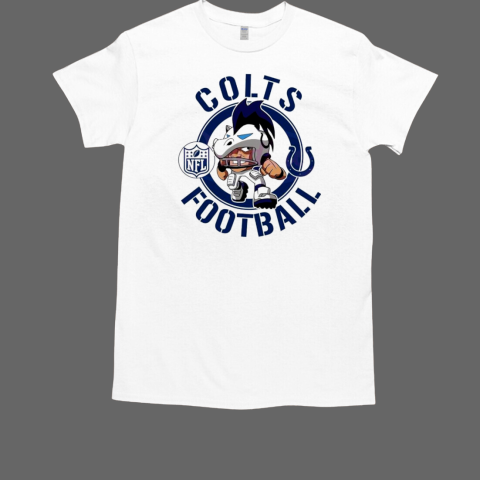 Colts Football NFL Rush Zone Cartoon Character T-Shirt