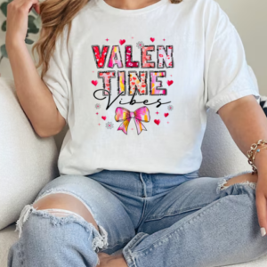 Coquette Valentine Vibes Cute Valentine Day Design Women T-Shirt Classic Women's T-shirt