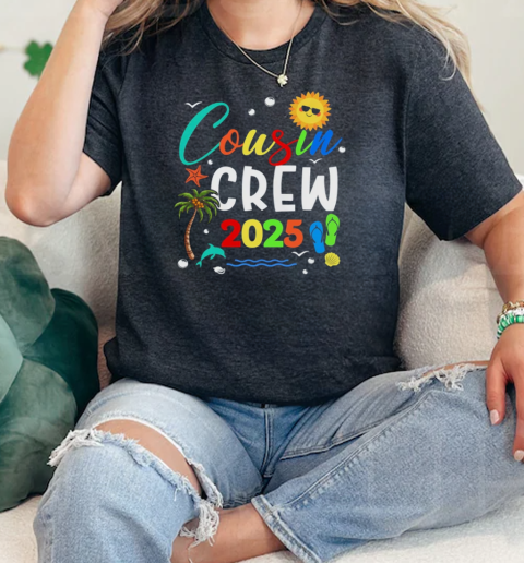 Cousin Crew 2025 Family Making Memories Together T-Shirt Classic Women's T-shirt