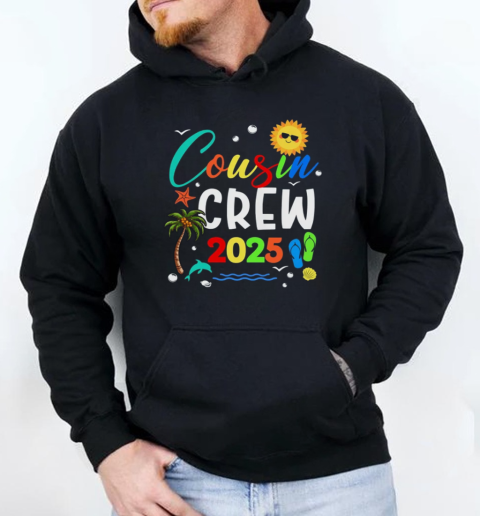 Cousin Crew 2025 Family Making Memories Together T-Shirt Unisex Hoodie