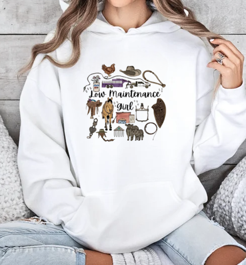 Cowboys Low Maintenance Girl T-Shirt Unisex Hoodie