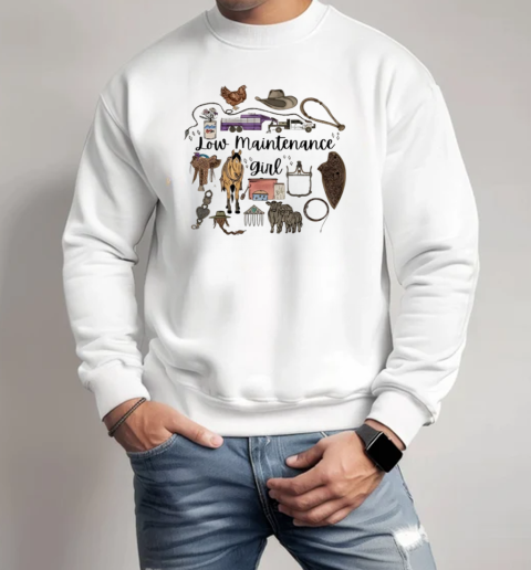 Cowboys Low Maintenance Girl T-Shirt Unisex Sweatshirt