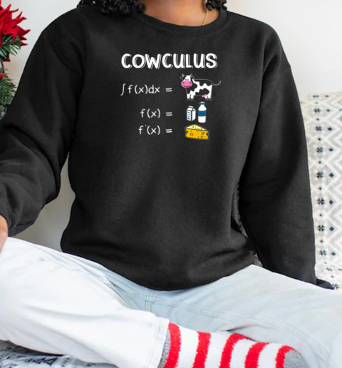 Cowculus Cow Math Design Mathematics Math T-Shirt Unisex Sweatshirt