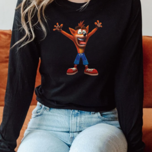 Crash Bandicoot Oh No T-Shirt Long Sleeved T-shirt