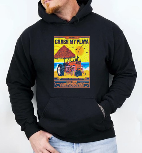 Crash My Playa Show Jan 15 18 2025 Moon Palace Riviera Cancun Mexico T-Shirt Unisex Hoodie