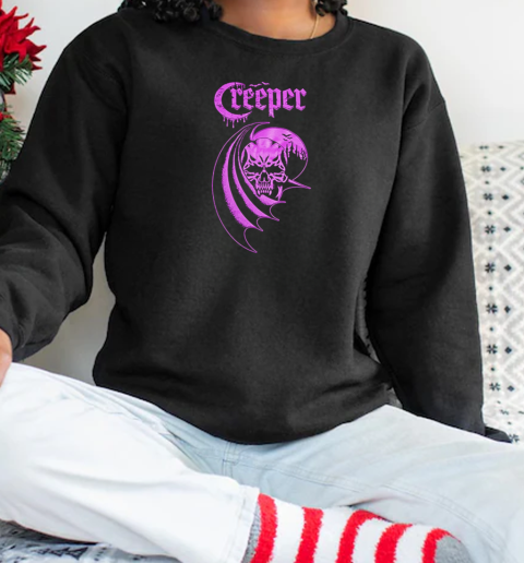 Creeper Purple Logo T-Shirt Unisex Sweatshirt