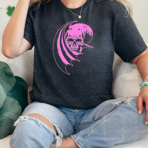 Creeper Purple Logo skull T-Shirt Classic Women's T-shirt