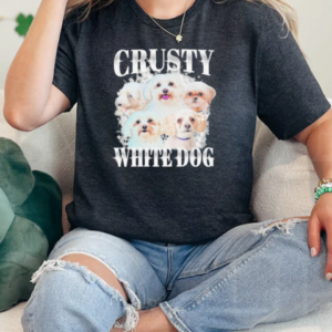 Crusty White Dog T-Shirt Classic Women's T-shirt