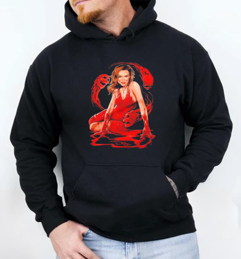 Danielle Harris Red Hot T-Shirt Unisex Hoodie