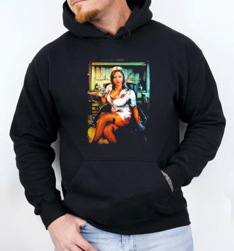 Danielle Harris The Nurse Is In T-Shirt Unisex Hoodie