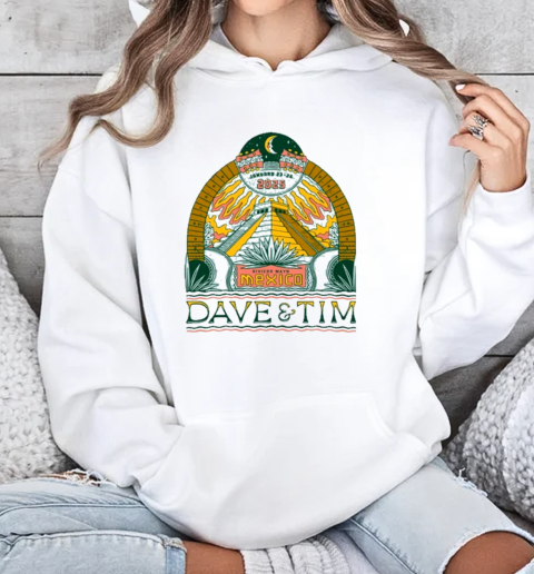 Dave Matthews And Tim Reynolds Riviera Maya, MX Jan 23 26 2025 Pyramid T-Shirt Unisex Hoodie