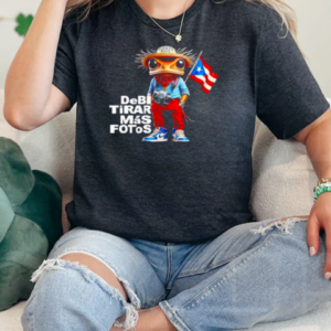 Debi Tirar Mas Fotos Puerto Rico Flag Frog 2025 T-Shirt Classic Women's T-shirt