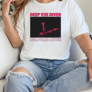 Deep Sea Diver Billboard Heart T-Shirt Classic Women's T-shirt