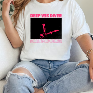 Deep Sea Diver Billboard Heart White T-Shirt Classic Women's T-shirt