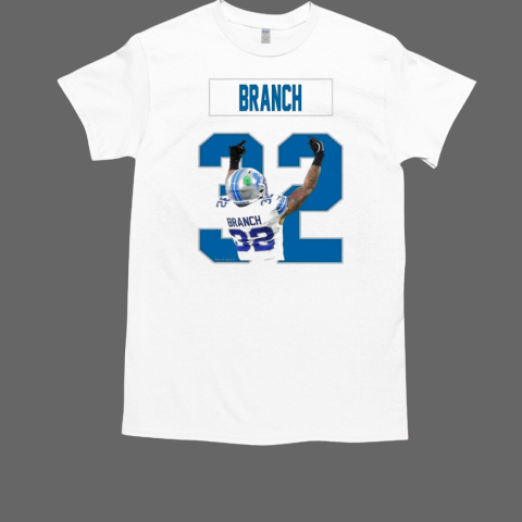 Detroit Lions 22 Brian Branch middle fingers T-Shirt