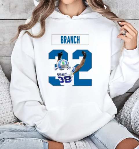 Detroit Lions 22 Brian Branch middle fingers T-Shirt Unisex Hoodie