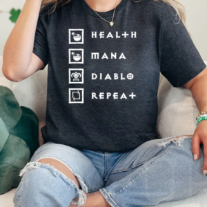 Diablo Health Mana Diablo Repeat T-Shirt Classic Women's T-shirt