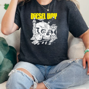 Diesel Boy Skull Knife T-Shirt Classic Women's T-shirt