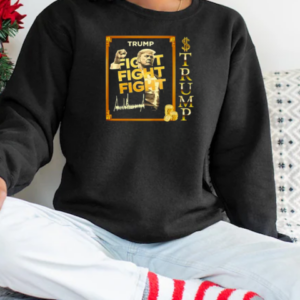 Donald Trump Fight Fight Fight Meme Coin T-Shirt Unisex Sweatshirt