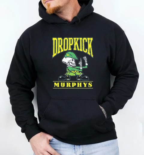 Dropkick Murphys Notre Dame Irish Fighting I Keep My Fists Raised Up Middle Finger T-Shirt Unisex Hoodie