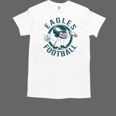 Eagles Football Nfl Rush Zone Cartoon Character T-Shirt