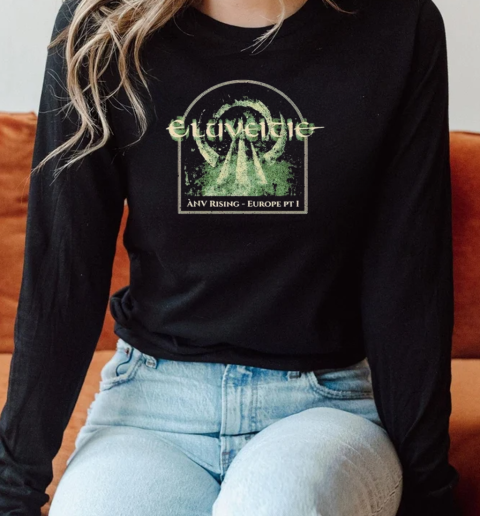 Eluveitie Anv Rising Europe Pt. 1 Tour 2025 T-Shirt Long Sleeved T-shirt