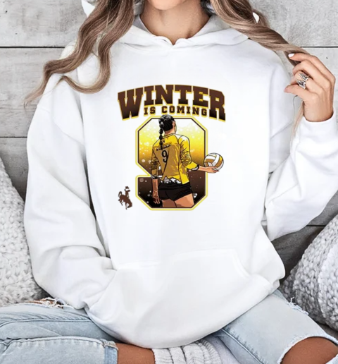 Emma Winter is coming Wyoming Cowboys volleyball individual caricature T-Shirt Unisex Hoodie