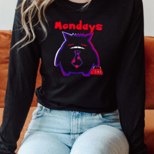 Even Gengar hates Mondays T-Shirt Long Sleeved T-shirt